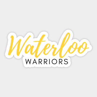 Waterloo Warriors Sticker